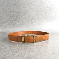 【日本直送 名牌中古包】CHANEL 香奈兒 腰帶 棕色 經典 Logo 皮革 vintage 古董 ryybkc