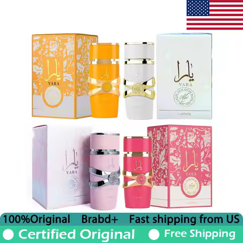 Lattafa Yara 4 Piece Set Feminine Eau de Parfum 4x100 ML Lasting Fruity Floral Vanilla Fragrance 3.4