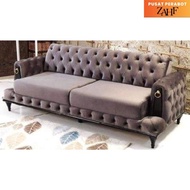 SOFA CHESTERFIELD 3+2+1 SEATER SOFA PREMIUM ANTI SCRATCH/EASY CLEAN Code G1116