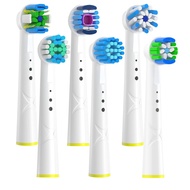 ITECHNIK Replacement Brush Heads Compatible with Oral b Braun Electric Toothbrush, 8Pack White Tooth