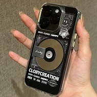 Casing iphone 11/12/13/14/15/16 Pro max Retro silicone shockproof Case For iPhone 11,12,13,14,15,11P