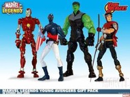 漫威小頑童 Toybiz Marvel Legends 少年復仇者聯盟 鋼鐵人 浩克 美國隊長 愛國者 雷神