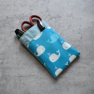 雙層口袋型醫師袍筆袋_鯨魚