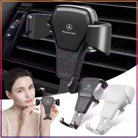 1Pcs Gravity Car Phone Holder Air Vent Mount Cell Phone Holder Caps For Mercedes-Benz C450 C180 C200
