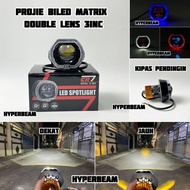 CR7 C683 - Projector Biled Matrix Double Lens 3inc