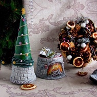 聖誕樹。降臨節套裝，歐洲聖誕節，小飾品盒，聖誕裝飾