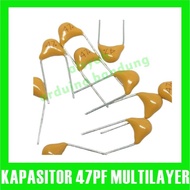Capacitor 47pF 50V Ceramic Multilayer 470 Ceramic Capacitor 47 pF 50