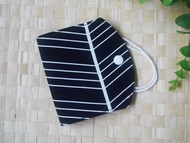 訂製款=口罩暫存套/口罩收納套=日本布料=天線=黑(共2色)