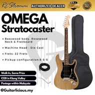 Stratocaster (MONOCHROME Color) Electric Guitar Tremolo (SSS) Single Coil Pick Up ( RCStromm Gamma /