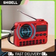 Portable FM Radio Digital Radio Recorder BT 5.4 Radio Speaker for Home Travel