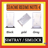 SIM TRAY XIAOMI REDMI NOTE 4 5.5 INCH SIMTRAY SIMLOCK SIM LOCK NOTE 4X CARD PLACE PHONE SIM CARD MEM