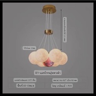 CT205A226 SOTMIA Nordic 3D Planet Moonโคมระย้าเด็ก ร้านอาหาร โคมไฟห้องนอน Bubble Ball ห้องนั่งเล่น