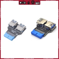 STA 19Pin to Dual USB Adapter Connector USB Connector Motherboard 19Pin to USB3 0