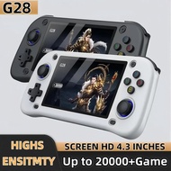 【Ready Stock】2025 128GB G28 Retro Handheld Video Game Console Linux System 4.3 Inch MIPI Screen Port