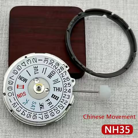 Chinese NH36 NH35 Movement Can Replace Japanese NH35 NH36 Movement Fit NH35 NH36 Case Chinese High-P