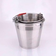 Stainless steel bucket 20 liters 16 liters to 6 liters