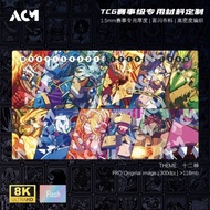 600x350mm Digimon Apostles of Iliad DTCG Battle Playmat 1.5mmNoSeamEdge Surface Shiny Material Rubbe
