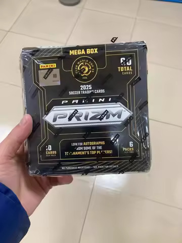 2025 Panini Prizm FIFA Club World Cup Soccer Mega Box World Club Cup Football Card Rare Cards in Eac