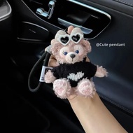 Cute Shirley Rose Duffy Bear Car Keychain Bag Pendant Doll Pendant Girlfriends Couple Tanabata Gift 