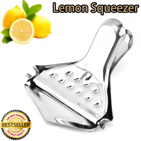 Manual Lemon Squeezer Stainless Steel Fruit Juicers Lemon Clips Lemon Clip Fruit Juicer Kitchen Gadg