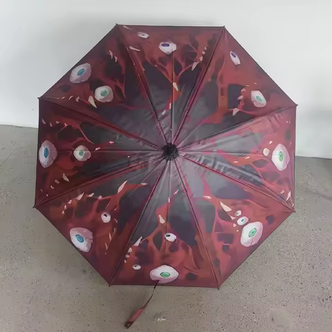 Library of Ruina Geburah Cosplay Umbrella Cute Sunshine And Rainy Windproof Folding Parasol Umbrella
