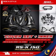 Cover Set Winner X V3 Convert Set I MATTE BLACK SPORT + GL STRIKE I ORIGINAL HONDA VIETNAM For HONDA