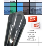 Tinted Rumah Window Film Tinted Film Safety Window Film 2MIil Tinted Kereta Privacy  Window Film Tin