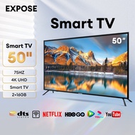 ทีวี 43 นิ้ว smart TV 4K Android 12 TV LED ทีวีดิจิตอล  ศูนย์บริการประเทศไทย Wifi/Youtube/Nexflix รับประกัน 5 ปี