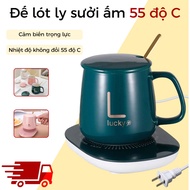 Thermal coasters, gravity sensor, constant temperature 55 degrees Celsius, coffee cup, milk cup, saf