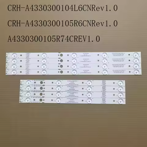 LED Strip For 43UG620V 43UJ620V 43UJ6200 43UJ620Y CRH-A4330300104L6CNRev1.0 CRH-A4330300105R6CNRev1.