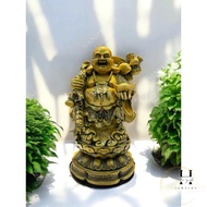 Maitreya cast stone powder 50cm high and weighs 21 kg HANMYNGHE