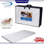 Dreamland foldable single latex mattress tilam lipat murah tebal 3 inches