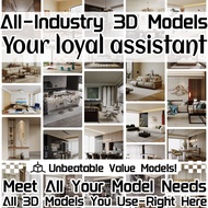 Tailored 3D Model Conversion Services (Format & Version) for 3ds Max & SU Models
