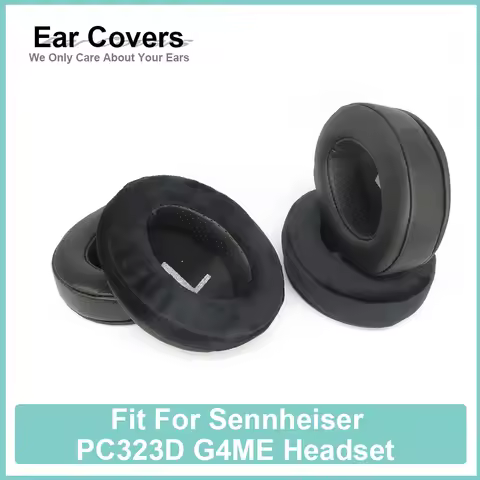 Earpads For Sennheiser PC323D G4ME Headset Headphone Earcushions Protein Velour Sheepskin Pads Foam 