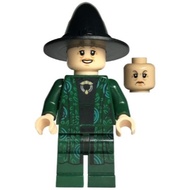 Original Lego Harry Potter - Professor Minerva McGonagall (Dual Sided Head) 75954 Minifigure new