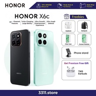 HONOR X6c (8+8)16GB RAM + 256GB ROM AI-Powered | Budget Phone phone | bawah 500 | 1 year warranty by