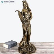 NANASALONNN Fortune Goddess Sculpture Figurine Tyche Ornament Prosperity Wealth Statue Resin Ornamen