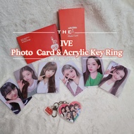 IVE Photocards & Keyring Set (Papa John's korean edition)- Collectible and Unique for Fans!
