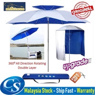 🔥🔥 CP016 Mikanuo 2.0M/2.2m Outdoor Canopy 360º Rotating Patio Beach Fishing Portable Umbrella Sun Sh