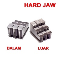 MESIN Hard Jaw 5" LEXEES Claw Lathe 5 Inch 3 Jaw Chuck Main Foot Machine