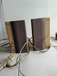 電腦音箱喇叭音箱揚聲器音樂播放器音響擴音器好壞不包舊式電視電腦屏幕雙線插頭音頻3.5mm