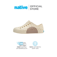 Native รองเท้ากันน้ำเด็กโต EVA รุ่น Jefferson Block Bone White/ Bone White/ Flax Circle