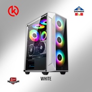 ✒ ▛ ⦸ ▴ ♞,♘Keytech T1000 ATX Tempered Glass PC Gaming Computer Desktop Case