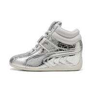[EUR 37/Silver/Vapor Gray] Speedcat Wedge Lustre Sneakers Women in Silver/Vapor Gray, Size EUR 37 by