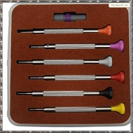 [L W H Y] 6pcs Watch Repair Screwdrivers Kit for 3135 2135 Movement Repair Screwdriver T0.8-1.0-1.2-