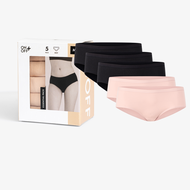 PACK 5 quần lót nữ BAMBOO PLUS+ dáng brief mềm mát kháng khuẩn Essential ONOFF- 16UQ25A484