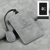 Remote Key Leather Case Cover Keychain For Denza D9 N7 N8 MPV DENZA D9 EV 2024-2025 BYD DENZA EV