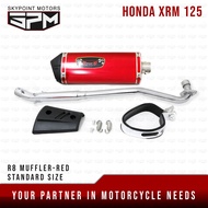 R8 MUFFLER FOR HONDA XRM 125 RED (9855-240-Red)