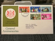 1970 General Anniversaries (Hign Value) First day cover首日封