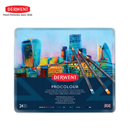DERWENT สีไม้ PROCOLOUR (Derwent Procolour (24 36 72) Tin)